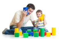 father-child-son-role-playing-together-isolated-46980672